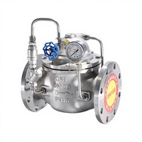Válvula de Retención de Cierre Lento de Acero Inoxidable 300X DN50-DN600 PN16 SS304 SS316 EPDM para Estación de Bombeo de Agua, Anti-Golpe de Agua, CE