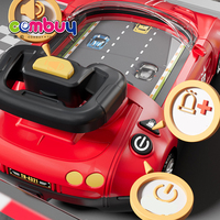 Machine de Jeu de Course Simulateur de Conduite de Bureau Électrique avec Lumières et Musique