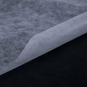 Estabilizador de bordado de tela no tejida soluble en agua caliente de 90 grados, ligero, en rollo de PVA, estilo liso y cruzado - Product Image 3