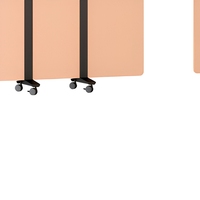 Panneau de séparation mobile Peach, écran de confidentialité, isolation acoustique, volet de confidentialité pour bureau, cabine, chambre, hôtel