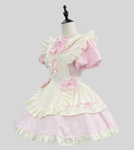 Costume de cosplay de servante Lolita mignon, robe de servante pour fille, costumes de fête de servante tendance pour filles, vêtements d'anime Lolita - Product Image 4