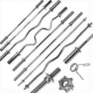 <span class=keywords><strong>Barre</strong></span> d'haltérophilie Powerlifting Barbel Fitness Haltérophilie Chrome Barbell Bar - Product Image 6