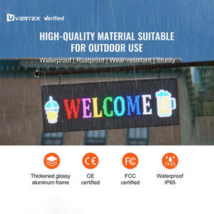 Affichage numérique LED à contrôle WiFi, logo, indice de protection IP65, extérieur, haute luminosité, animation de texte, P10, couleur pleine, 320 * 160 mm, vente chaude - Product Image 3