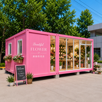 Maison conteneur préfabriquée en acier de haute qualité, colorée, durable, facile à installer, démontable