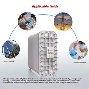 वाणिज्यिक रो रिवर्स ऑस्मोसिस जल उपचार मशीनरी ईडी निर्मित वाणिज्यिक मशीन के साथ बड़े पैमाने पर अल्ट्रा-शुद्ध जल उपकरण - Product Image 4