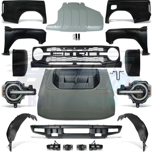 Kit de carrocería de coche Parrilla de estiramiento facial modificada con kit de carrocería de faro para <span class=keywords><strong>2012</strong></span> <span class=keywords><strong>Ford</strong></span> Ranger Kit de actualización T6 T7 T8 12-21 actualización <span class=keywords><strong>Bronco</strong></span> cuerpo - Product Image 5