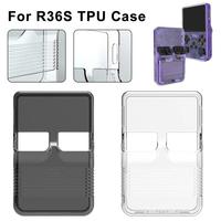 Coque de protection pour console de jeu portable R36S, protection anti-rayures, housse en TPU, anti-chute, antichoc pour accessoires de jeu R36S