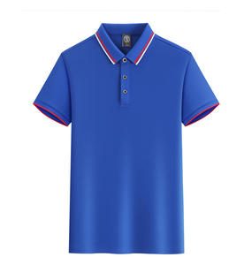 Individuelles Logo Hochwertige 200 Gramm 40S Stretch-Baumwollmischung Farbblock-Kragen Poloshirt Business-<span class=keywords><strong>Polo</strong></span> Büro-<span class=keywords><strong>Polo</strong></span> - Product Image 2