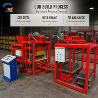 Machine mobile de levage automatique QS4-25 pour la fabrication de blocs, équipement de moulage de briques pour la construction de chantiers agricoles