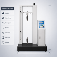 Máquina de Ensayo Universal con Microcomputadora, Máquina de Ensayo de Tracción con Estructura de Pórtico y Celda de Carga para Pruebas de Metales, Caucho y Plásticos