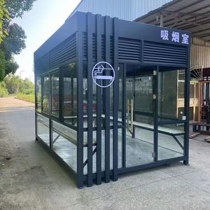 Cabine de fumoir extérieure en alliage d'aluminium, structure étanche pour usage en jardin - Product Image 1