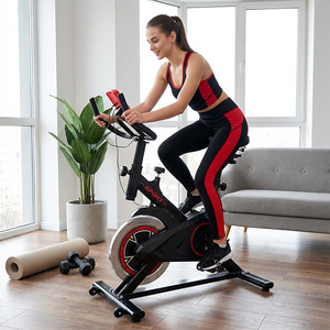 Bicicleta de Ejercicio <span class=keywords><strong>para</strong></span> el Hogar, Equipo de Gimnasio Doméstico, Bicicleta Deportiva con Capacidad de 100 kg, Resistencia Magnética, Hierro - Product Image 2