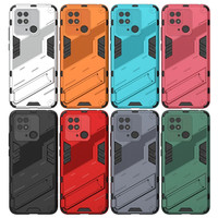 Pour Redmi Note 14 Pro Punk housse de protection pour téléphone portable avec support Invisible pour Redmi K80 coque de téléphone dure PC Kickstand