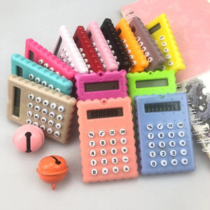 Mini Portable Calculator Macaron Color 8 Digits Student Learning Aid For Kids And Girls - Product Image 1