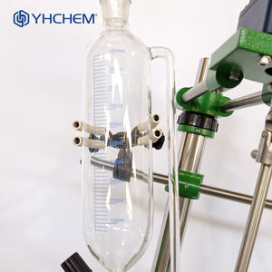 10L 20L 50L 100L 150L 200L laboratuvar kimyasal reaktör ceketli çift katmanlı cam karıştırmalı reaktör - Product Image 4