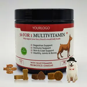Pet luxury custom all-in-one nutrition canned dog snacks vitamins supplement