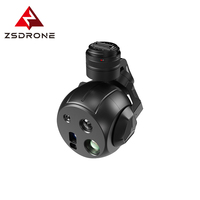 Caméra de drone ZSDRONE EO/IR avec nacelle électro-optique, rotation à 360°, construction métallique, télécommande sans fil, suivi du visage