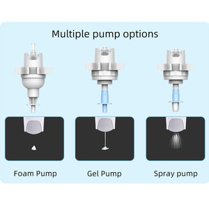 Trắng Đen Màu 500Ml 1000Ml Chai Có Thể Bơm Lại Và Hộp Mực Treo Tường Hướng Dẫn Sử Dụng Tạo Bọt Xà Phòng Cầm Tay - Product Image 4