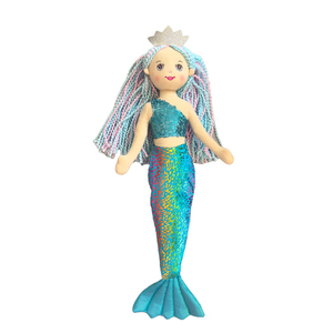 <span class=keywords><strong>Muñeca</strong></span> de Princesa <span class=keywords><strong>Sirena</strong></span> de Peluche Suave Lista para Enviar, Juguete de Peluche de Colores Arcoíris Modelo Mar y Arena para Niñas, Regalo - Product Image 6