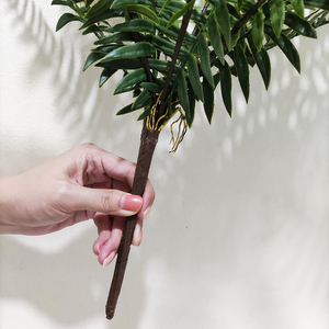 شجيرات أوراق السرخس البلاستيكية الاصطناعية لديكور المنزل للمناظر الطبيعية للحدائق - Product Image 5