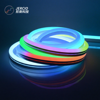 JERCIO-Light Bande lumineuse LED flexible en silicone adressable IP68 étanche RGB en zigzag 5V/12V USB avec détecteur de mouvement, intensité réglable, garantie 2 ans