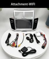 Carupz Stereo mobil 7 inci Android, Head Unit navigasi gaya OEM DSP GPS 2005 8Core untuk Toyota Yaris XP90 Vitz 2012-8581/7862