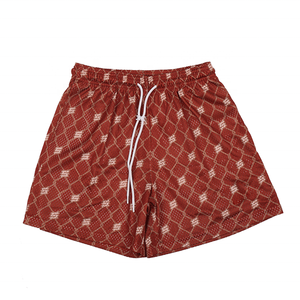 Summer Blank Sport Sublimation 100% Polyester Imprimé Luxury Unisex Mesh Shorts Custom Men's Basketball Shorts - Product Image 4