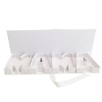 Boîte à fleurs en forme de lettre MAMA en carton, à remplir, pour la fête des mères