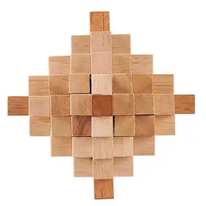 Niemals beendetes Gehweg-Holz puzzle Tricky Puzzles