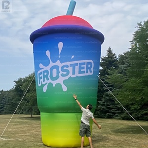 Offre Spéciale : Modèle de Gobelet Géant <span class=keywords><strong>Gonflable</strong></span> Personnalisé – Gobelet à Slushie <span class=keywords><strong>Gonflable</strong></span>, Grande Coupe à Soda pour Événements Estivaux, Promotion de Boissons et Magasins - Product Image 1