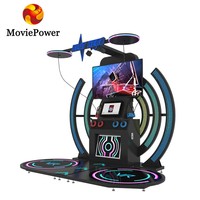 Simulateur de musique de réalité virtuelle à prix d'usine amusant, équipement de simulation de mouvement, machine d'arcade de danse 9D, jeux vidéo VR pour 2 personnes
