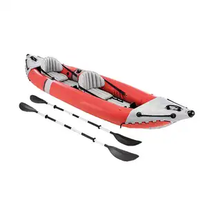 Canoa de pesca de remo profesional, Kayak de pesca inflable, venta al por mayor