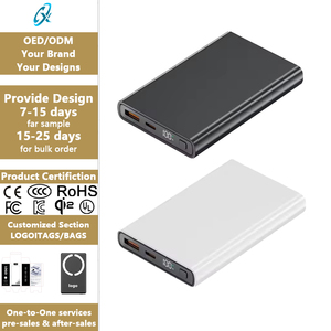 Batterie externe de 10000 mAh de style identique à Xiaomi, logo personnalisé, matériau ABS, haute capacité, charge rapide 22,5 W, chargeur de téléphone multi-appareils - Product Image 1