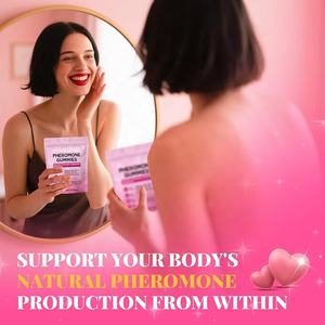 กัมมี่เสริมฟีโรโมนธรรมชาติ - แอล-อาร์จินีนและมาคาเพื่อความมั่นใจทาง<span class=keywords><strong>สังคม</strong></span> - Product Image 2
