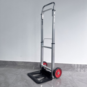 עגלת קניות מתקפלת דו-גלגלית מאלומיניום קל משקל עם תמיכה ב-OEM וקיבולת עומס של 90 ק\"ג - Product Image 3