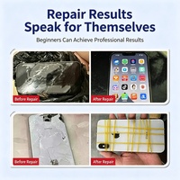 Colle de réparation d'écran de téléphone portable, gel de liaison flexible noir pour écran de smartphone et câble flexible