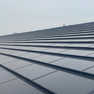 Tuiles solaires BIPV avec double vitrage CdTe 3,2 mm, efficacité 75 W, panneaux 1250x450 mm, 2 pièces/m - Product Image 3