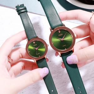 New <b>couple</b> <b>watches</b> simple and stylish leather strap waterproof quartz women's <b>watch</b> - Product Image 4