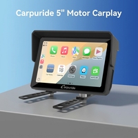 Système de montage stéréo LCD compatible Harley Carpuride avec USB et TV HD, Carplay sans fil portable, radio de moto étanche IP67