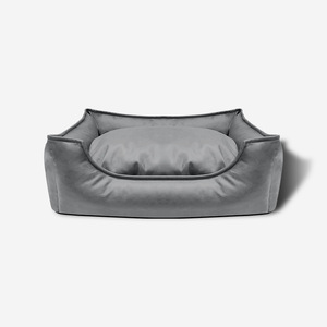 Cobello Classic Style Portable <strong>Dog</strong> Cat <strong>Bed</strong> Made Soft <strong>Tough</strong> Artificial Leather Breathable Solid Pattern Indoor Rectangle Carton - Product Image 6