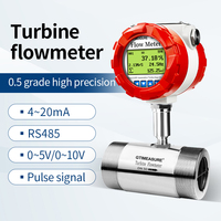 Medidor de Flujo de Turbina Líquida de Alta Precisión, Medidor de Flujo de Turbina para Medición de Agua, Aceite, Diésel y Combustible, Sensor de Flujo Hidráulico