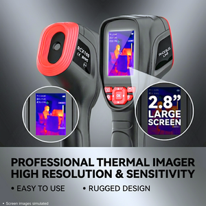 Caméra thermique infrarouge portative Détection de fuite d'eau Inspection des tuyaux Taux d'images rapide de 25 Hz Résolution élevée 320x240 Imageur thermique - Product Image 2