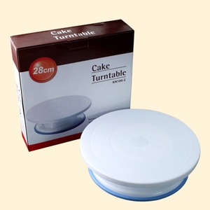 Mejor venta DIY 360 grados antideslizante giratorio pastel tocadiscos y herramientas de pastelería con caja de Color que incluye alfombrilla para hornear - Product Image 3