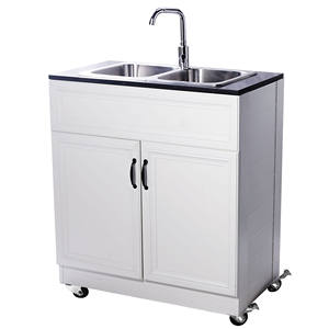 Custom Wooden Modern Modular <b>Kitchen</b> Sink Cabinet with Sink - Product Image 5