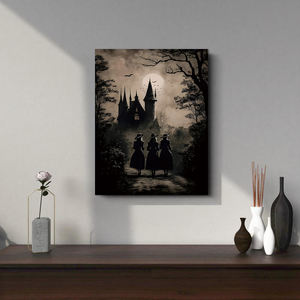 Poster Classico Retrò Gotico HD su Tela Senza Cornice, Stampa Impermeabile di Zucca di Halloween, Decorazione Murale per Casa e Camera da Letto, Idea Regalo - Product Image 2