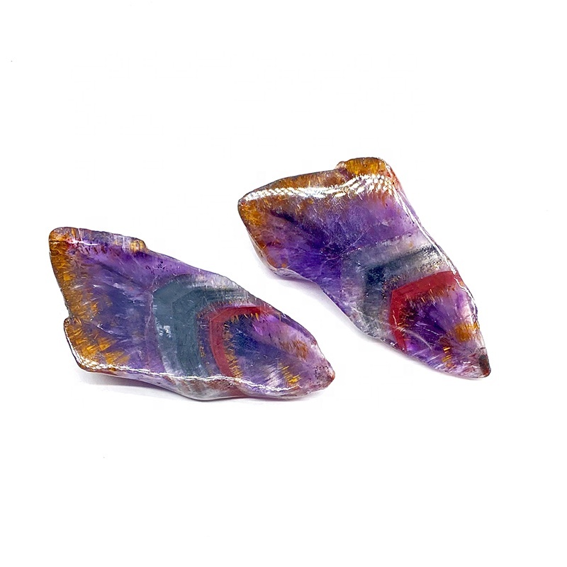 Spécimen Rare AURALITE-23 / Améthyste Aurora 23 - 132 Grammes - Brut Naturel Du Maroc - Neuf