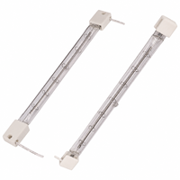 Lampe chauffante infrarouge en verre de quartz pour préformes PET, chauffage industriel 780mm 240V 2000W pour pièces de rechange de machines de soufflage automatiques