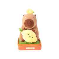 Peluche Capybara Personnalisable Mignonne et Adorable, Jouet en Peluche Citron Kawaii, Cadeaux d'Anniversaire et de Fêtes, Vente en Gros OEM ODM