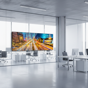 จอแสดงผล LCD แบบโอเพ่นซอร์สขนาด <span class=keywords><strong>55</strong></span> นิ้ว 3x3 ขอบจอบางเฉียบ พร้อม SDK สำหรับห้างสรรพสินค้า ร้านค้าปลีก สนามบิน รถไฟใต้ดิน และสถานศึกษา - Product Image 1