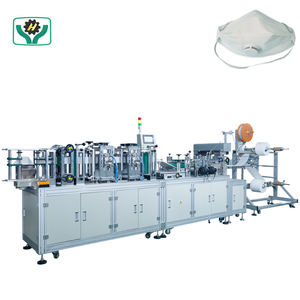 Masker Wajah NIOSH N95 penyaringan tinggi Logo kustom mesin pembuat masker <span class=keywords><strong>Respirator</strong></span> lipat <span class=keywords><strong>Duckbill</strong></span> - Product Image 6